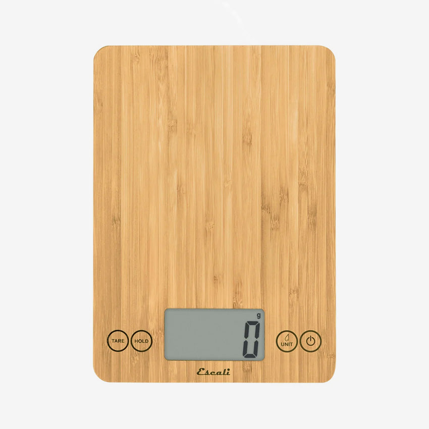 Escali | Arti Bamboo Kitchen Scale – Natural Bamboo