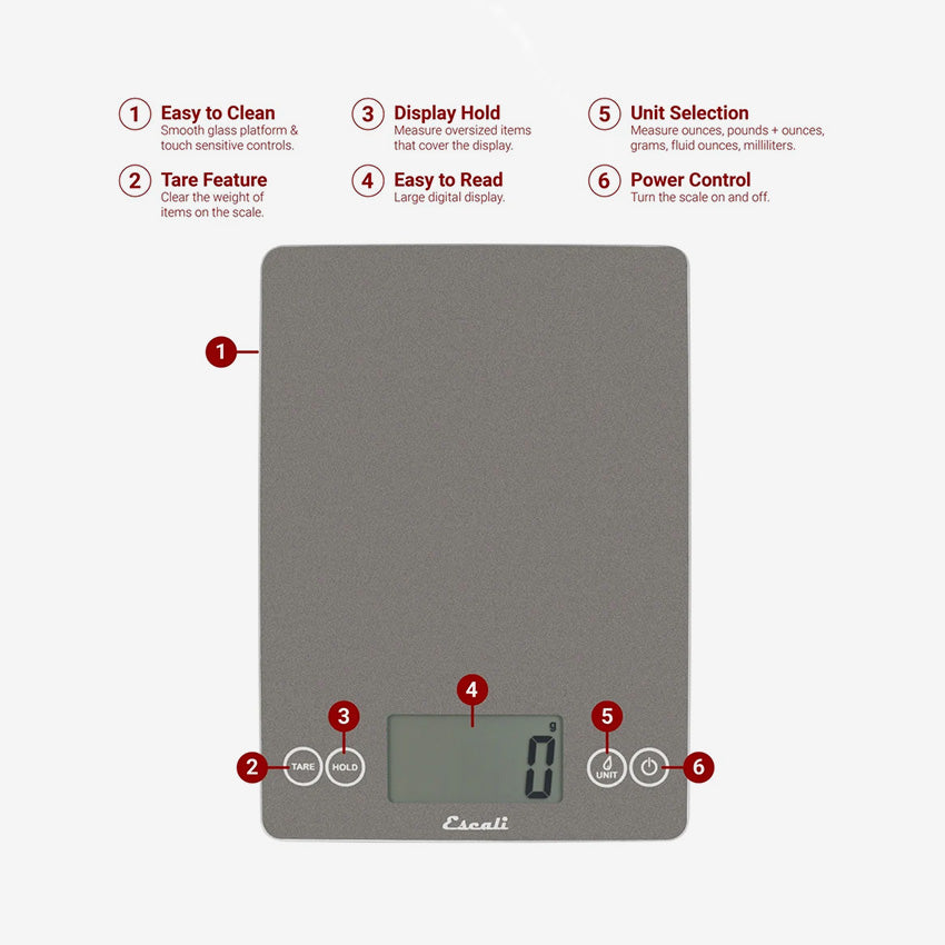 Escali | Arti Glass Digital Scale