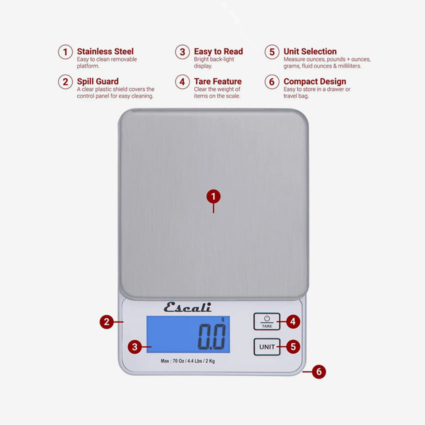 Escali | Vera Precision Digital Scale
