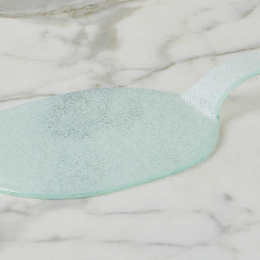 etúHOME | Mini Glass Cheese Tray - White