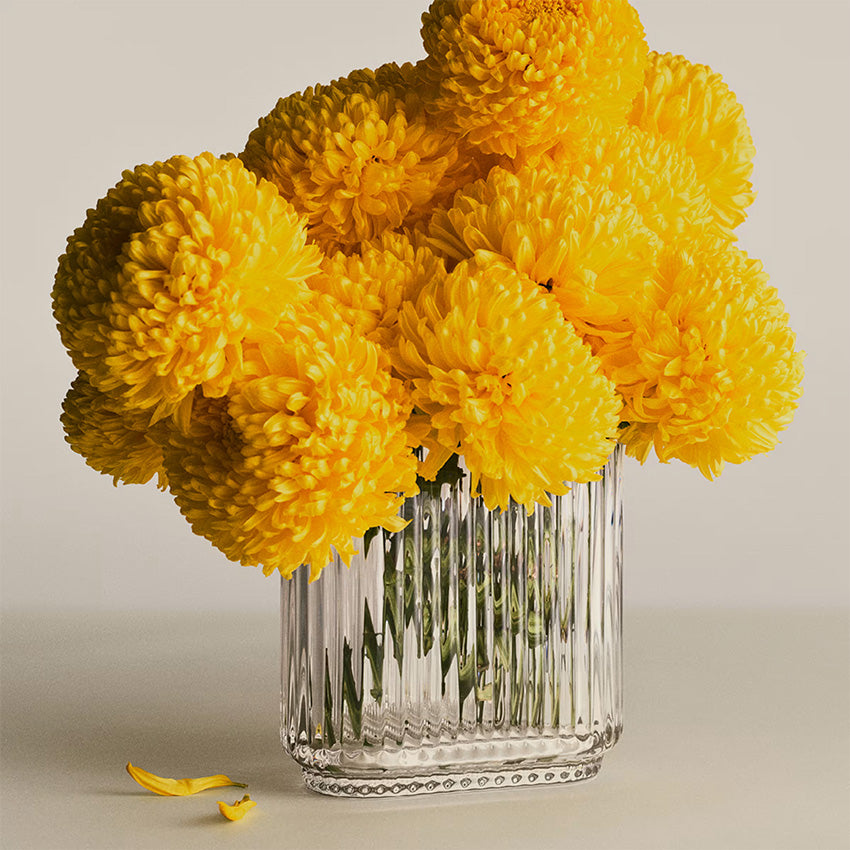 Georg Jensen | Vase Ovale Bernadotte En Verre