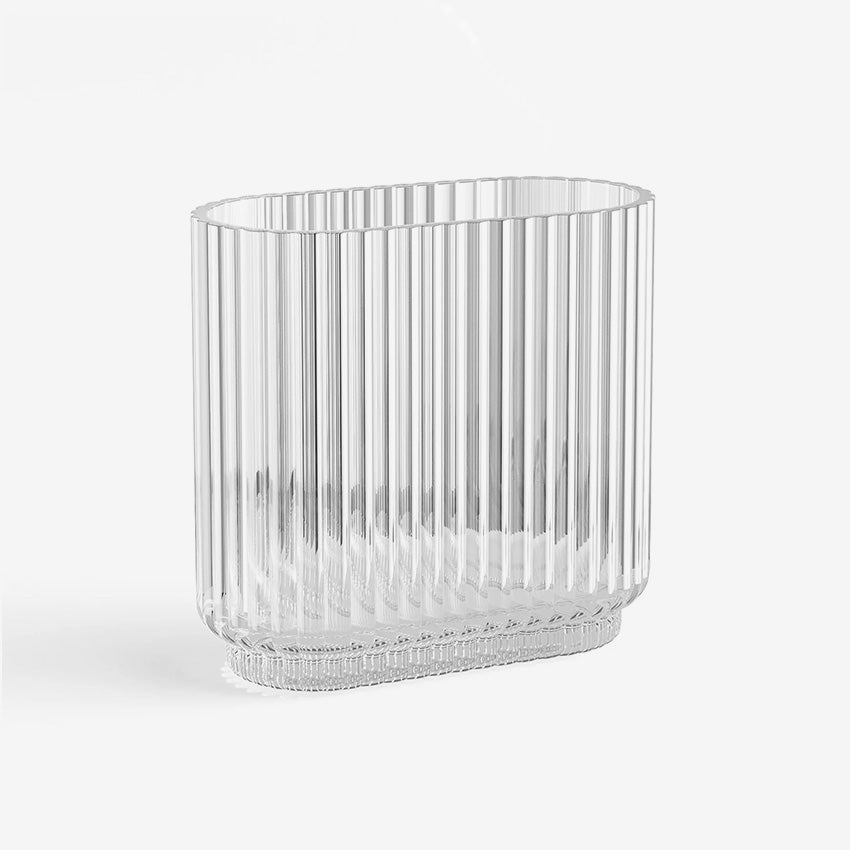 Georg Jensen | Vase Ovale Bernadotte En Verre