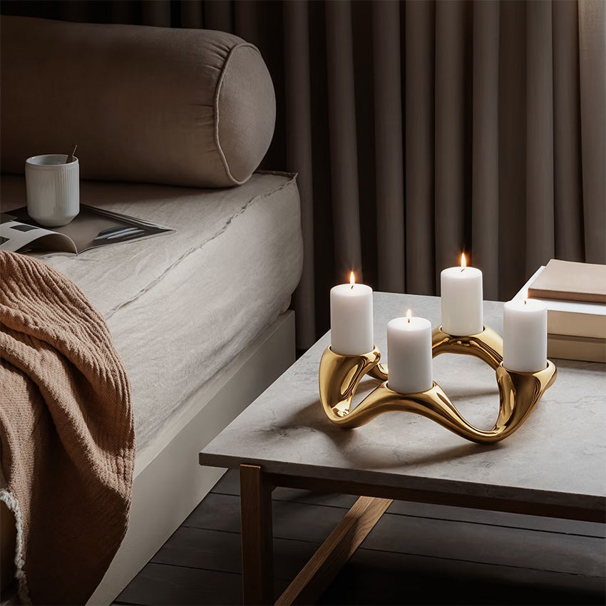 Georg Jensen | Bougeoir rond Cobra
