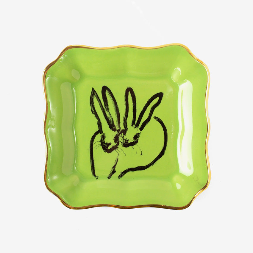 Hunt Slonem | Assiette Bunny Portrait