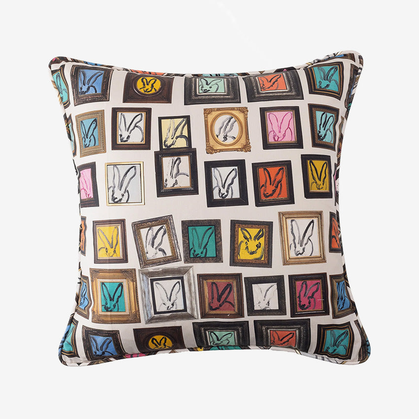 Hunt Slonem | Housse de coussin en coton Hunt's Studio