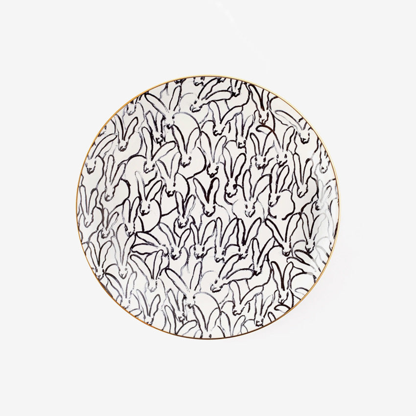 Hunt Slonem | Assiette d’appoint Rabbit Run