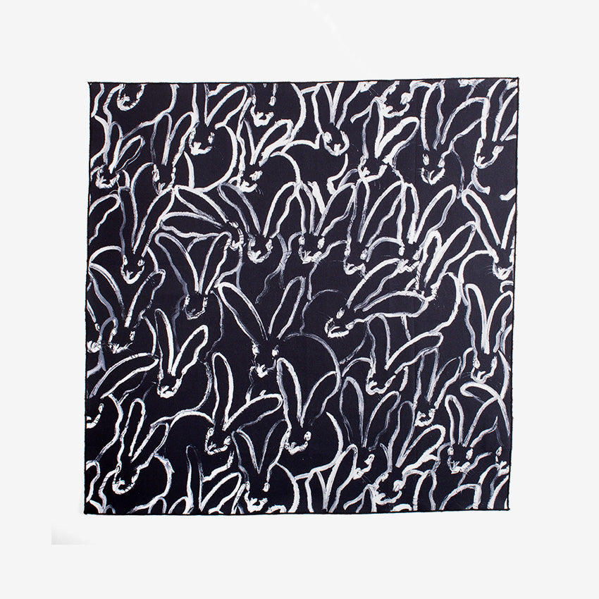 Hunt Slonem | Serviette de table en coton Rabbit Run