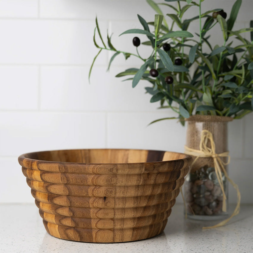 Ironwood | Beehive Salad Serving Bowl