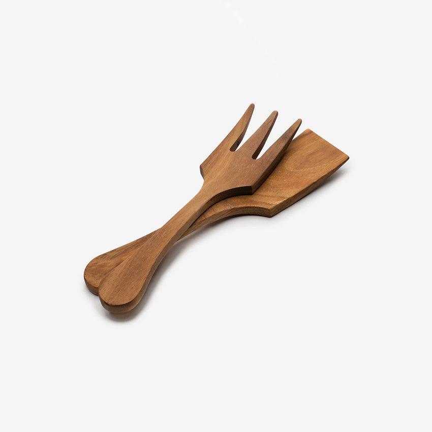 Ironwood | Extra Large Salad Utensils - Acacia Wood