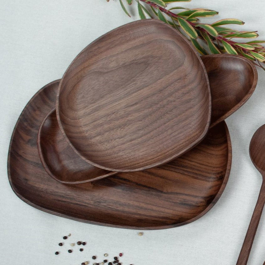 JBrody | Walnut Pebble Tray