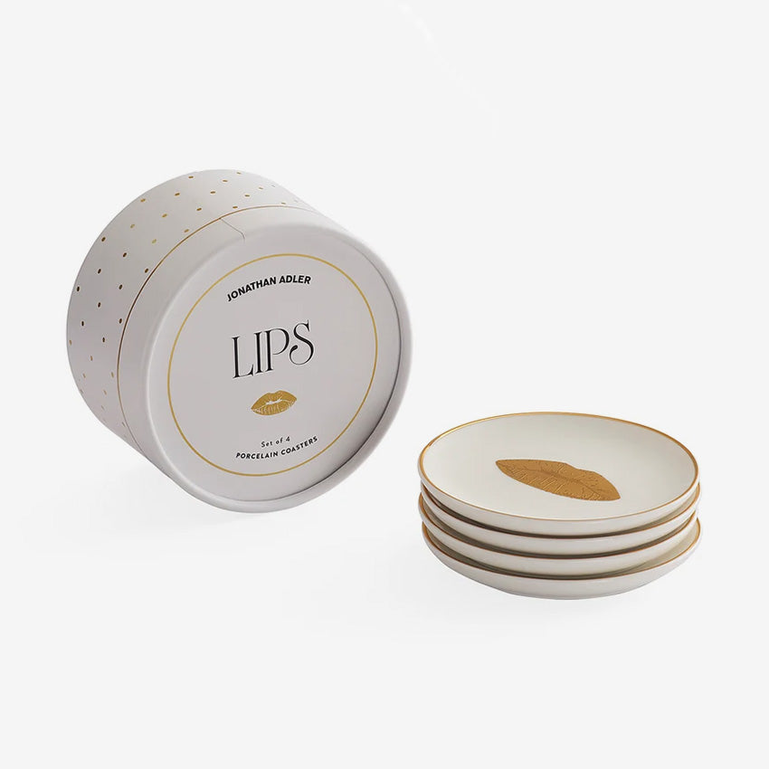 Jonathan Adler | Lips Coasters - Set of 4