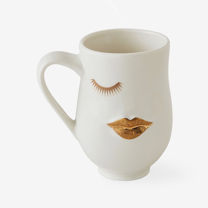 Jonathan Adler | Gilded Mr. And Mrs. Muse Mug