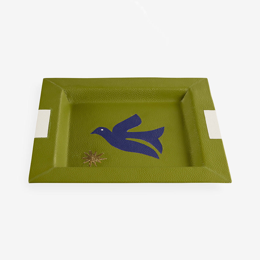 Jonathan Adler | Playa Leather Bird Tray