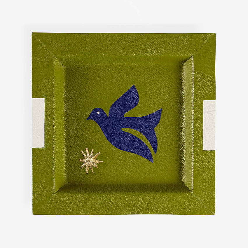 Jonathan Adler | Playa Leather Bird Tray
