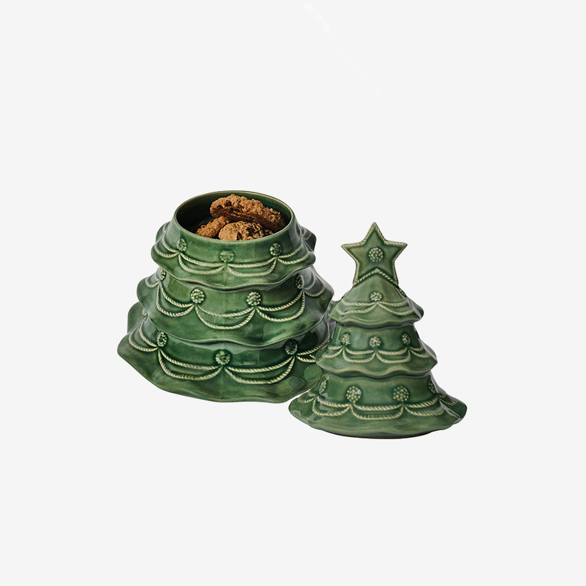 Juliska | Berry & Thread Christmas Tree Cookie Jar with Lid