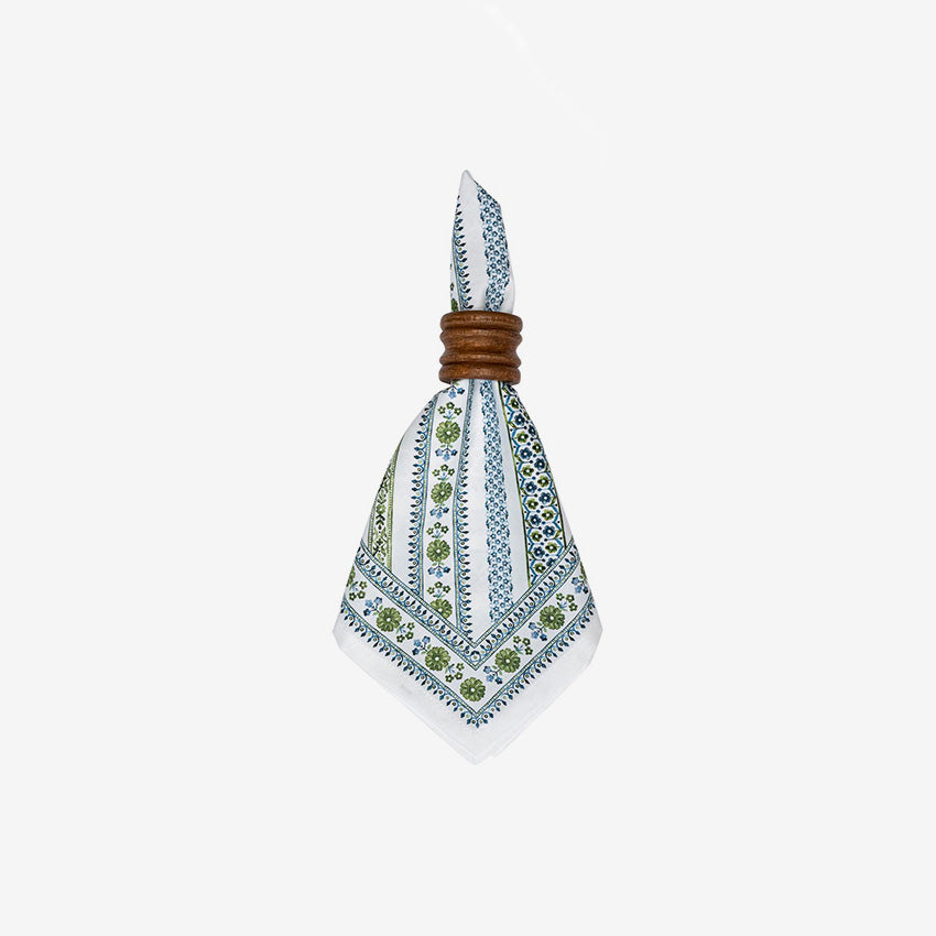 Juliska | Serviette à Rayures Séville - Vert