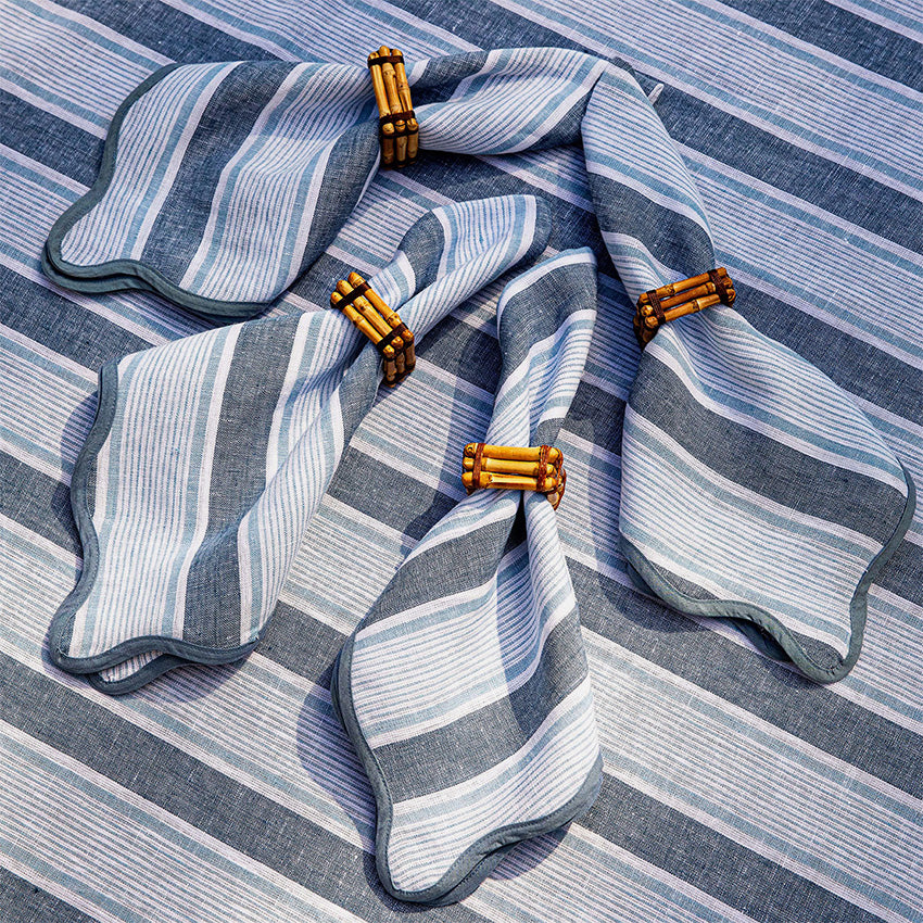 Juliska | Cabana Stripe Napkin - Set of 4