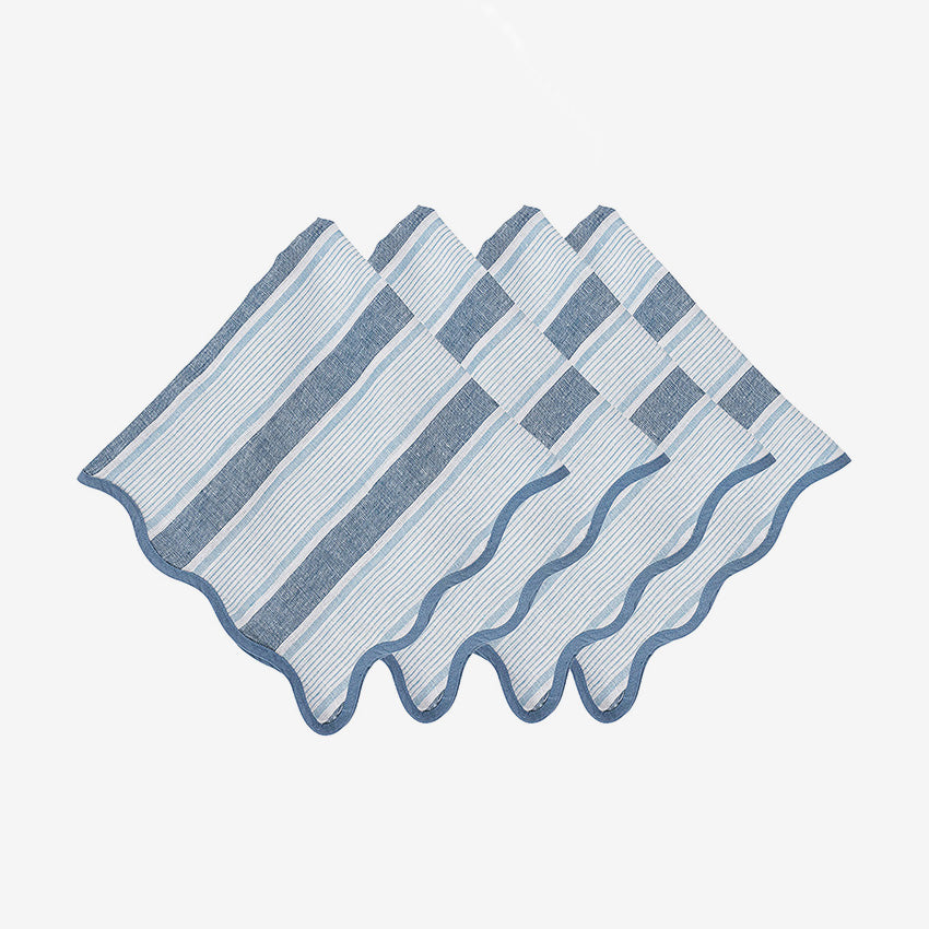 Juliska | Cabana Stripe Napkin - Set of 4