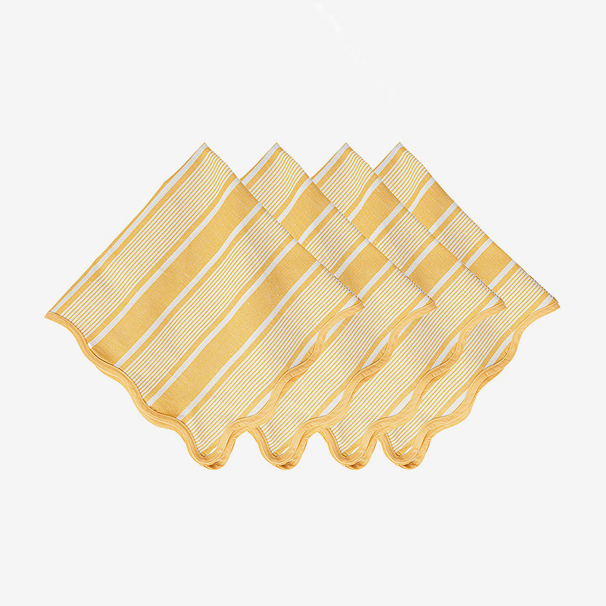 Juliska | Cabana Stripe Napkin - Set of 4