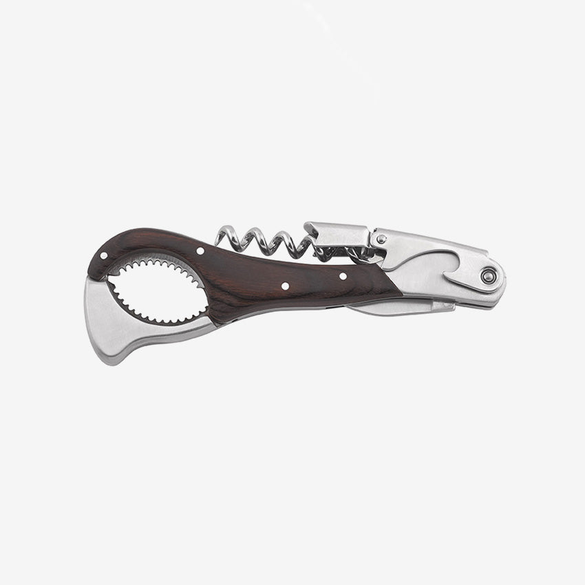 Legnoart | Bollicine Wine Lover's 4-in-1 Corkscrew & Stopper Set