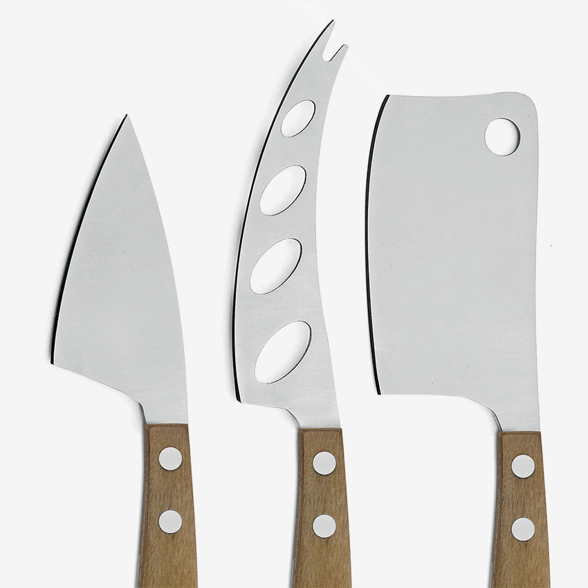 Legnoart | Latte Vivo Cheese Knife Set - Stainless Steel