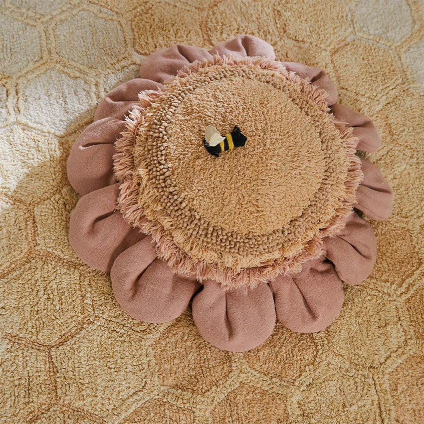 Lorena Canals | Floor cushion Pink Daisy