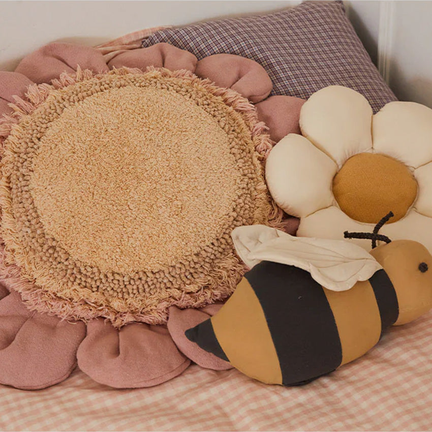 Lorena Canals | Floor cushion Pink Daisy