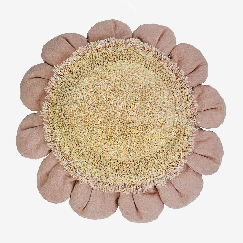 Lorena Canals | Floor cushion Pink Daisy