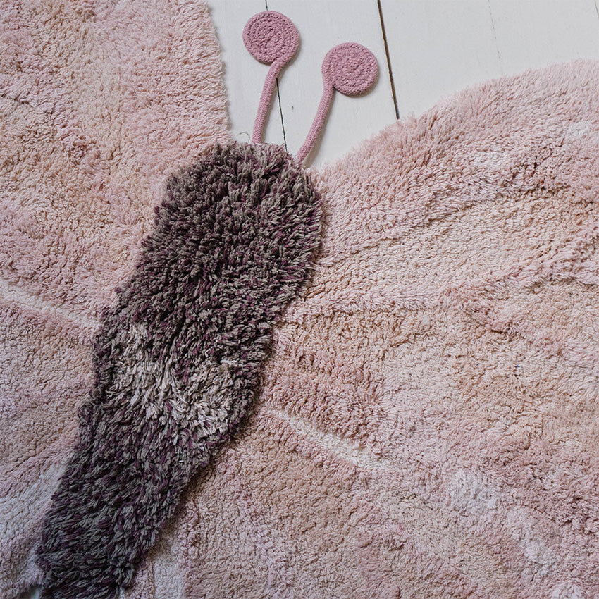 Lorena Canals | Washable Animal Rug Baby Butterfly