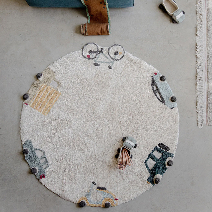 Lorena Canals | Tapis lavable Wheels
