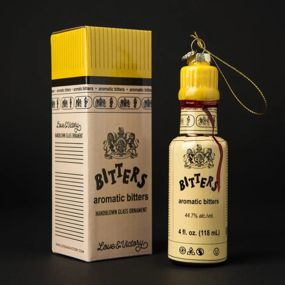 Love & Victory | Bitters Bottle Cocktail Ornament