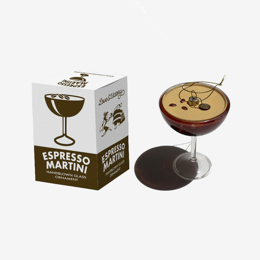 Love & Victory | Espresso Martini Cocktail Ornament