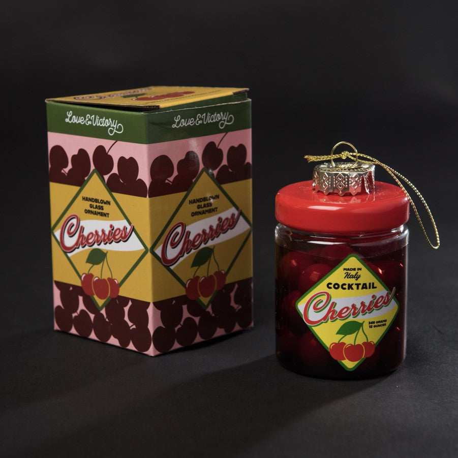 Love & Victory | Jar Of Cherries Ornament