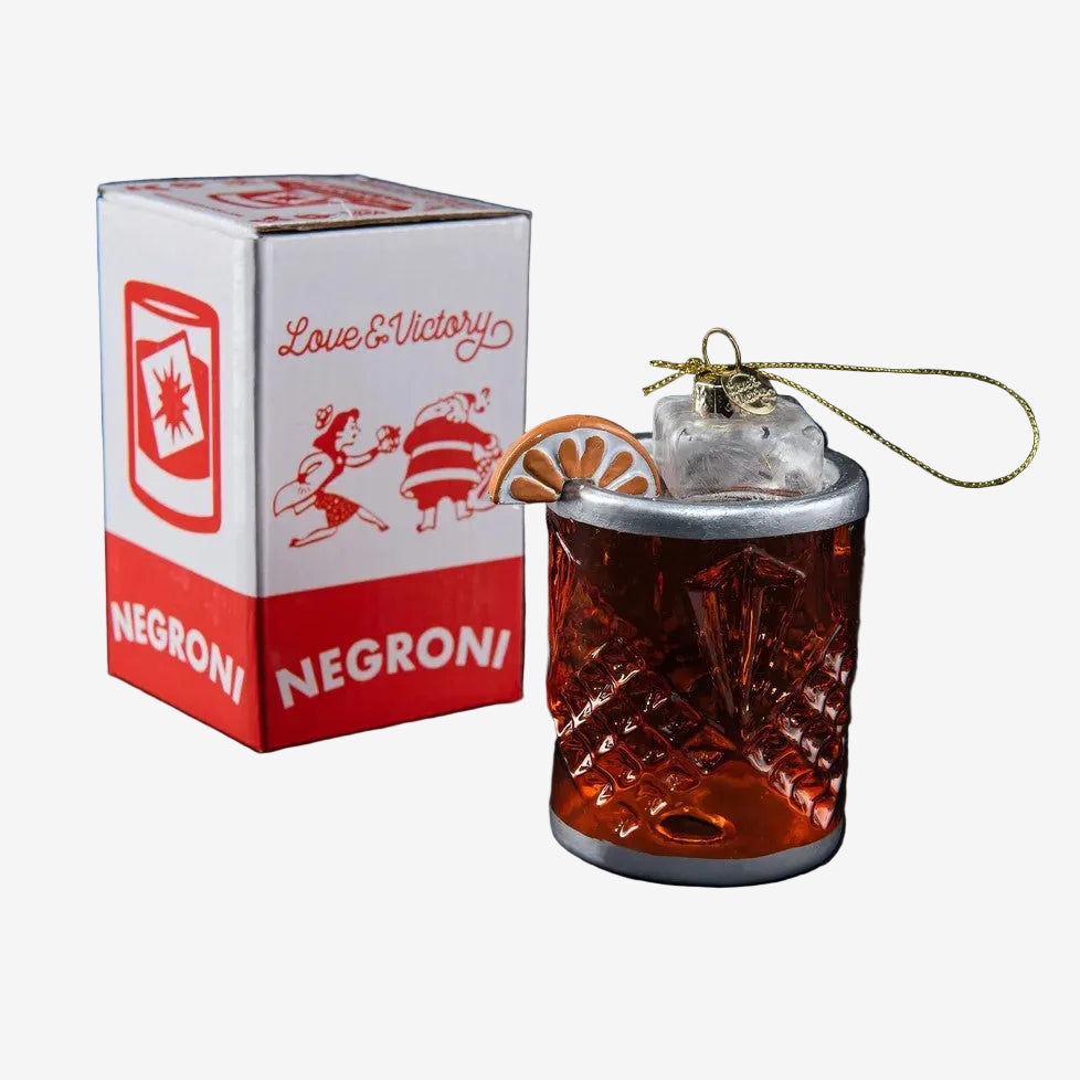 Love & Victory | Negroni Cocktail Ornament