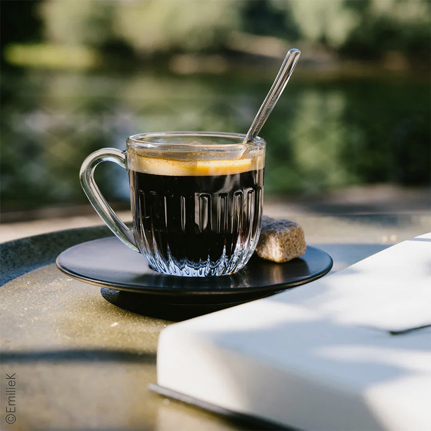La Rochère | Tasses à Espresso et Sous-Tasses Ouessant - Ensemble de 2