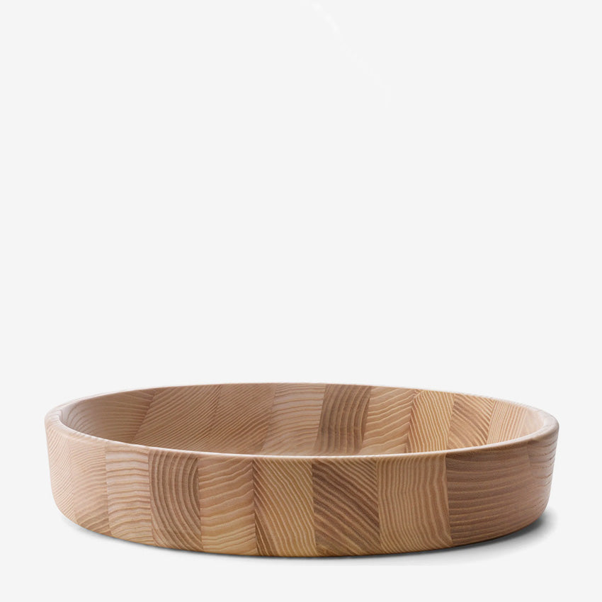 Lsa | Collective Ash Wood Low Bowl