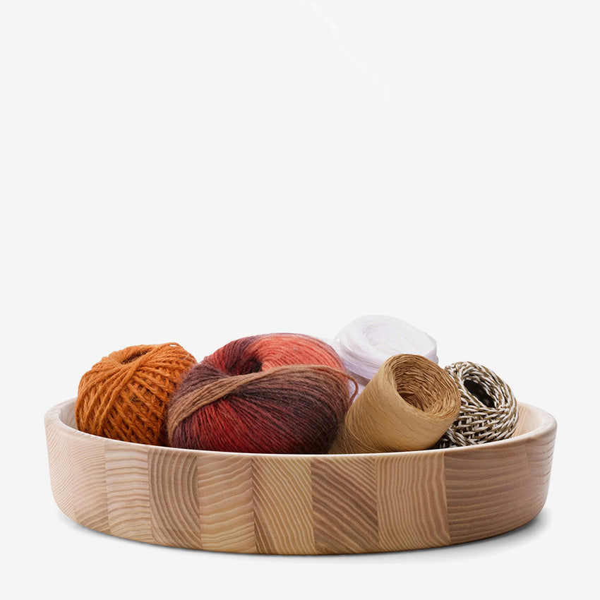 Lsa | Collective Ash Wood Low Bowl