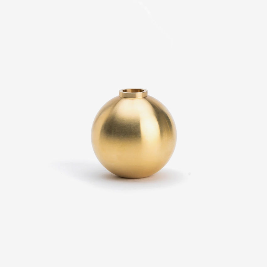 Maison Pechavy | Sphere Brass Candleholder