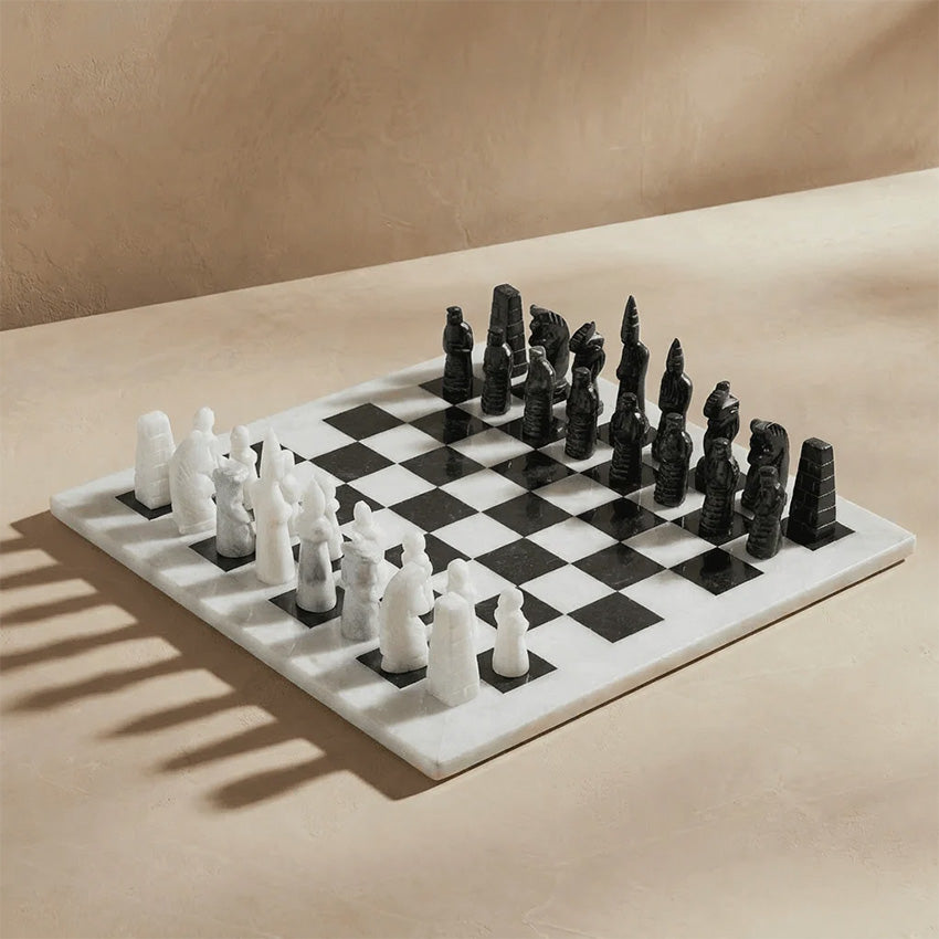 Marble Cultures | Japanese Inspired Marble Chess Set