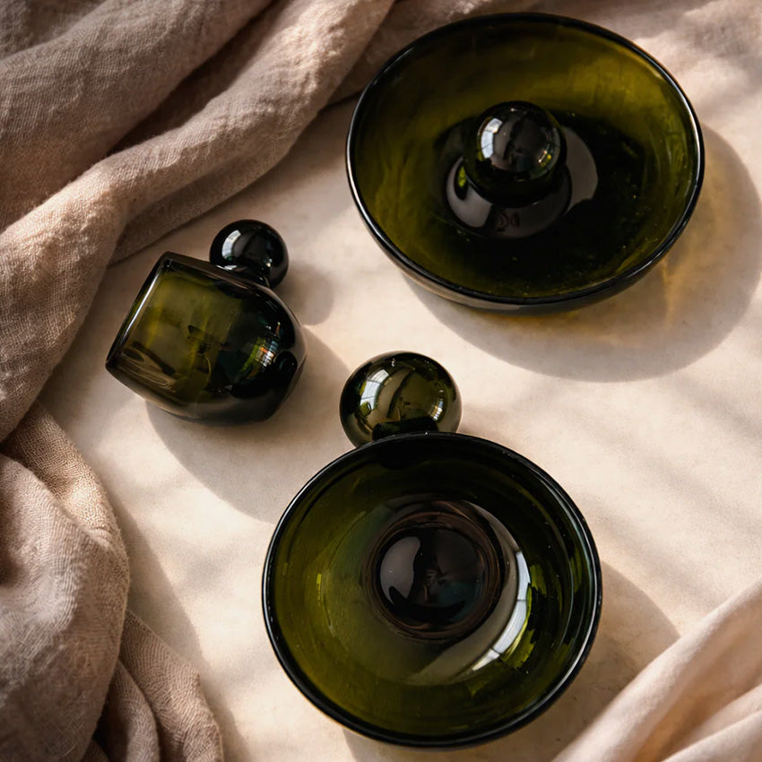 Meso Goods | Tezon Green Bowl by Diego Olivero Studio