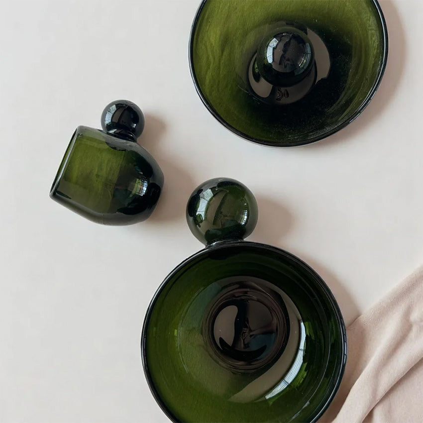 Meso Goods | Tezon Green Bowl by Diego Olivero Studio