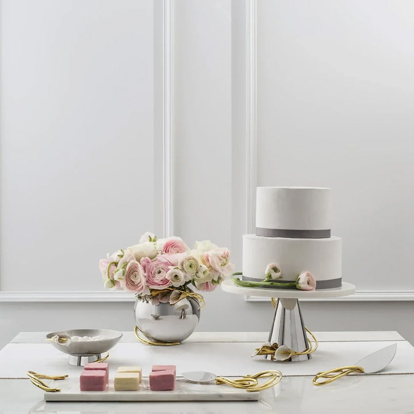 Michael Aram | Ensemble Pelle et Couteau à Gâteau Calla Lily