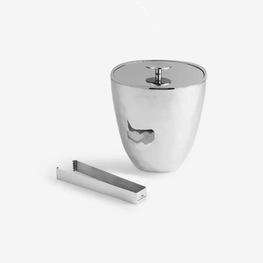 Michael Aram | Reflective Ice Bucket with Tongs