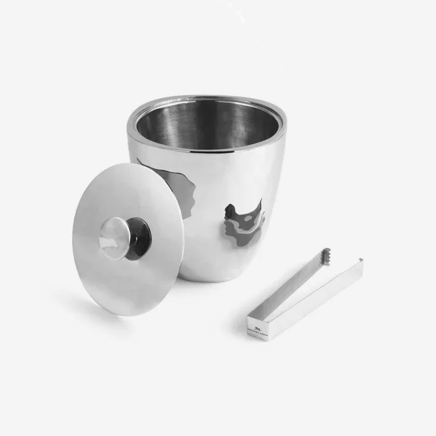 Michael Aram | Reflective Ice Bucket with Tongs