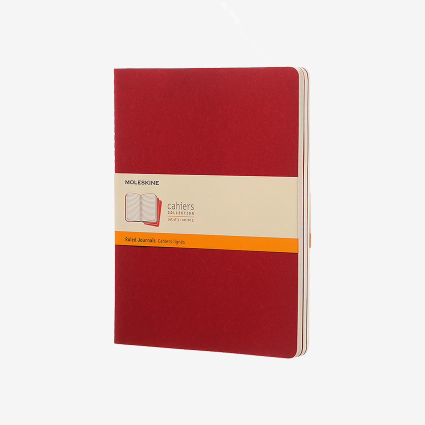 Moleskine | Cahier Journal – ensemble de 3 – couverture souple