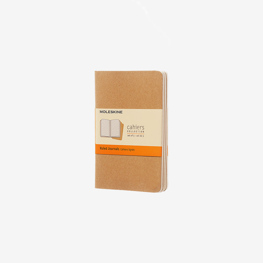 Moleskine | Cahier Journal – ensemble de 3 – couverture souple