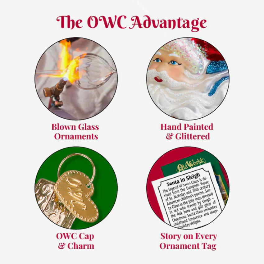 Old World Christmas | Blown Glass Ornament - Halloween Kitty