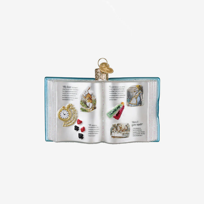 Old World Christmas | Ornement en verre soufflé - Les Aventures d'Alice au pays des merveilles