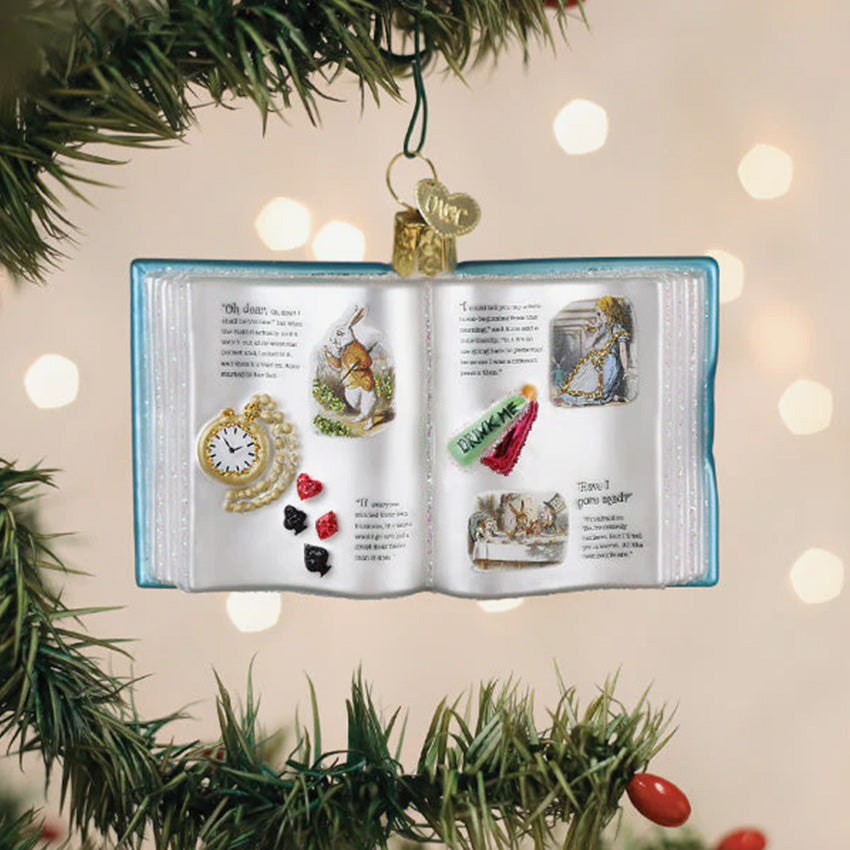 Old World Christmas | Ornement en verre soufflé - Les Aventures d'Alice au pays des merveilles