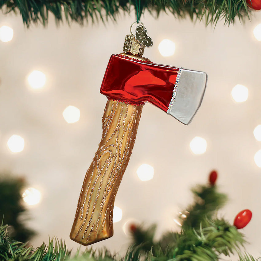 Old World Christmas | Ornement en verre soufflé - Hache